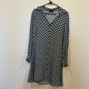 Lightweight boutique summer button down dress for the office